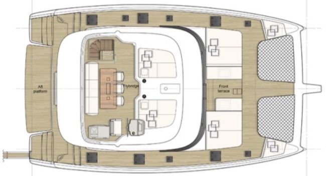Sunreef 50 Layout